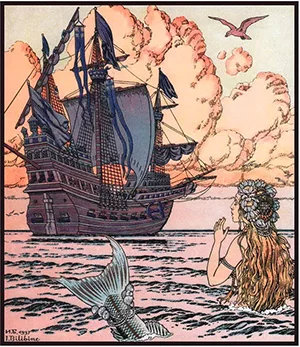 Encontro com o Navio - Arte de Igor Bilibine