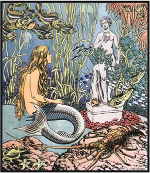 Pequena Sereia - Arte de Igor Bilibine