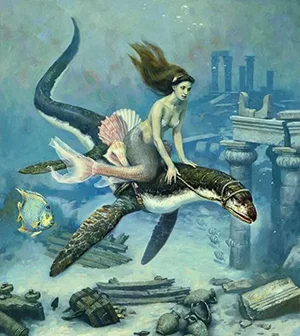 Cavalgada Marinha - Arte de James Gurney
