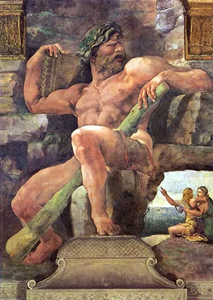 O Ciclope - Arte de Giulio Romano