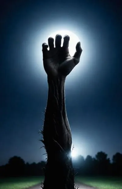 braco cova mao horror terror