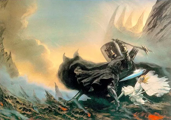 Morgoth - por John Howe | Silmarillion