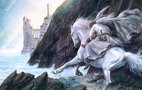 Gandalf e Minas Tirith - por John Howe | O Senhor dos Anéis