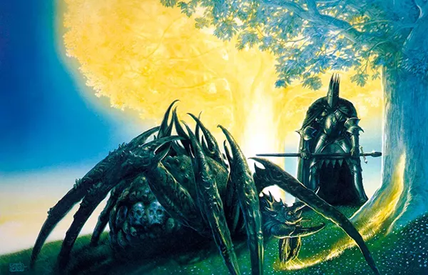 Morgoth e Ungoliant - por John Howe | Silmarillion