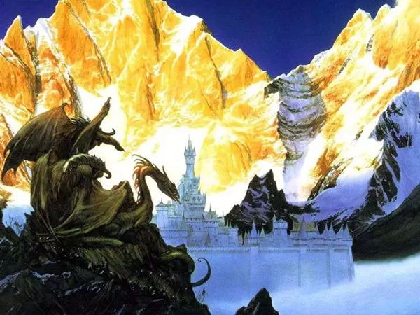 Númenor - por John Howe | Silmarillion