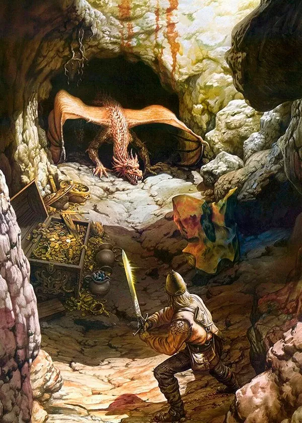Siegfried e o Dragão, por Ciruelo Cabral