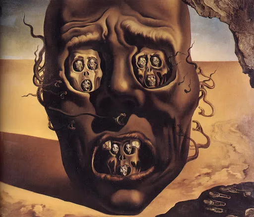 A Face da Guerra - Salvador Dalí