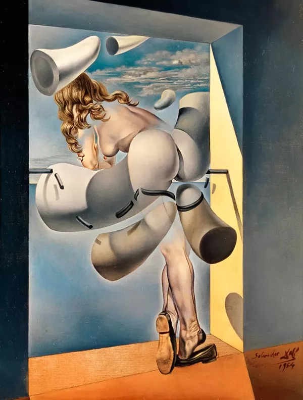 Jovem Virgem Autossodomisada pelos Chifres de sua Castidade - Salvador Dalí