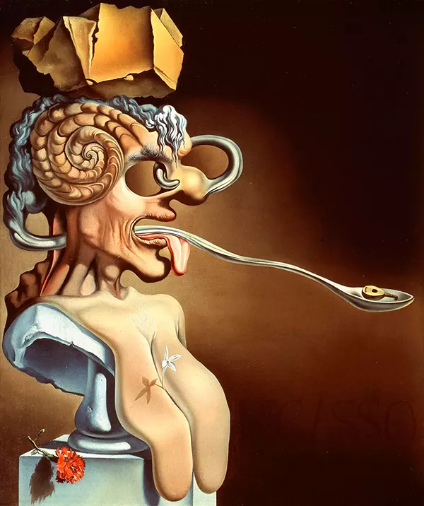 Retrato de Picasso - Salvador Dalí