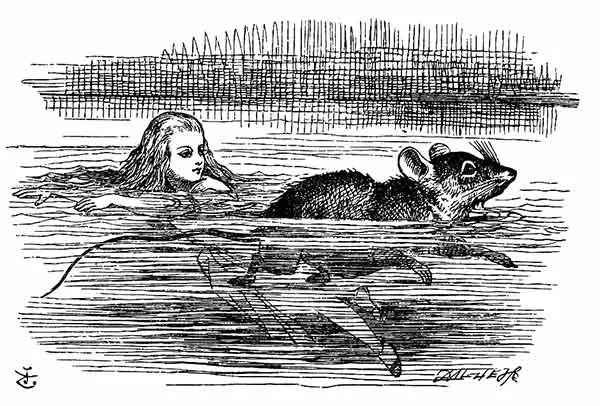 Mar de Lágrimas - Alice no País das Maravilhas - John Tenniel