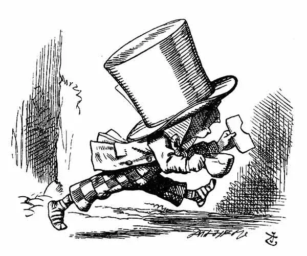 Chapeleiro Louco - Alice no País das Maravilhas - John Tenniel