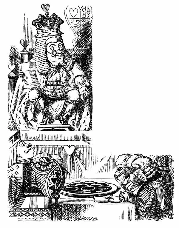 Rei de Copas - Alice no País das Maravilhas - John Tenniel