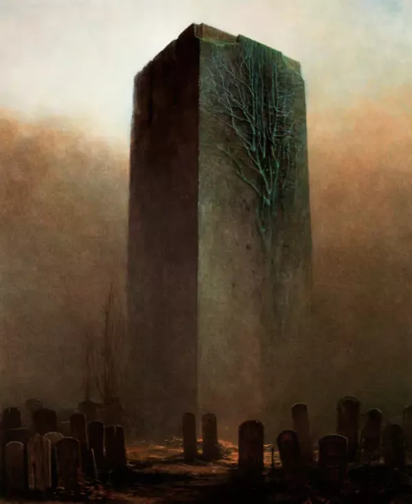 7 zdzislaw beksinski arte sombria pinturas 31