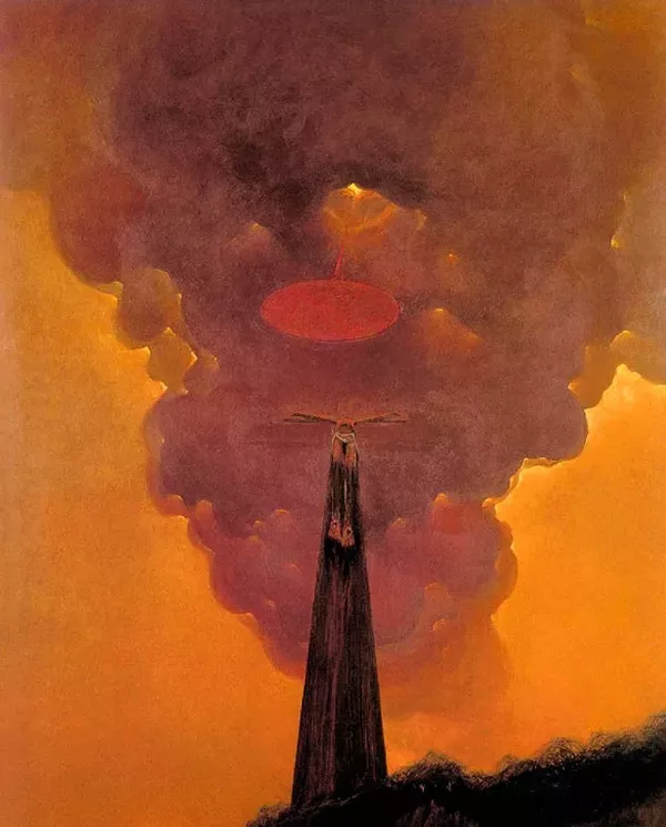 13 zdzislaw beksinski arte sombria pinturas 36