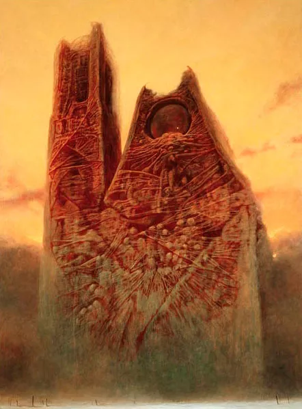 22 zdzislaw beksinski arte sombria pinturas 57