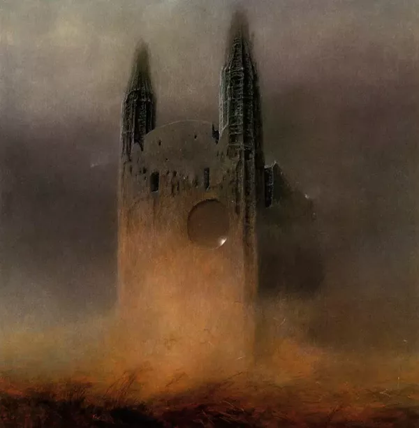 26 zdzislaw beksinski arte sombria pinturas 145