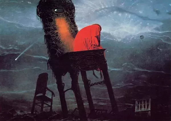 8 zdzislaw beksinski arte sombria pinturas 139