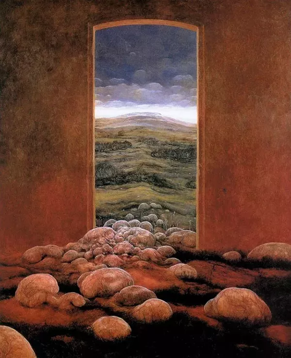 25 zdzislaw beksinski arte sombria pinturas 106