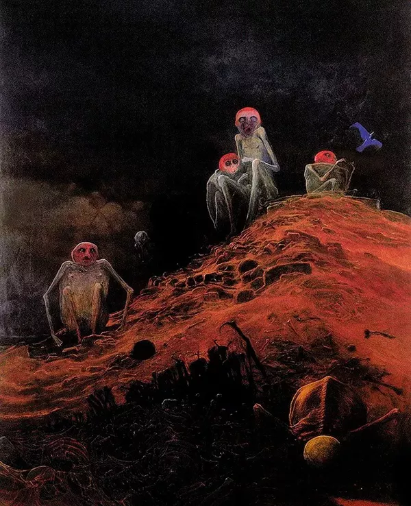 40 zdzislaw beksinski arte sombria pinturas 186