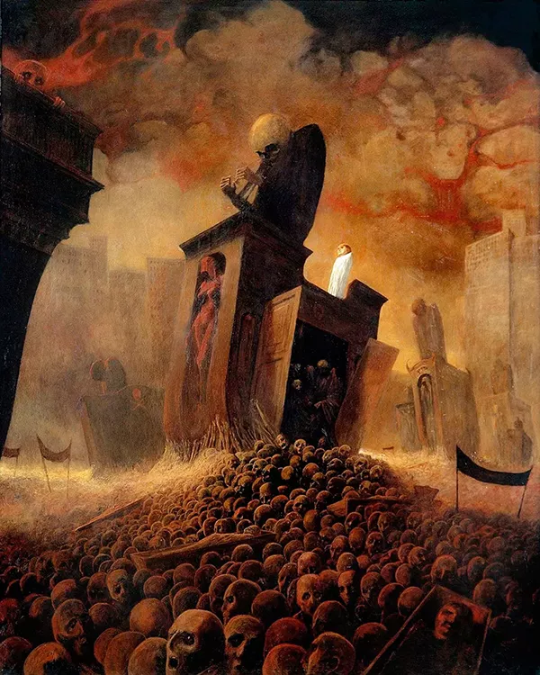 1 zdzislaw beksinski arte sombria pinturas 29 1 zdzislaw beksinski arte sombria pinturas 29