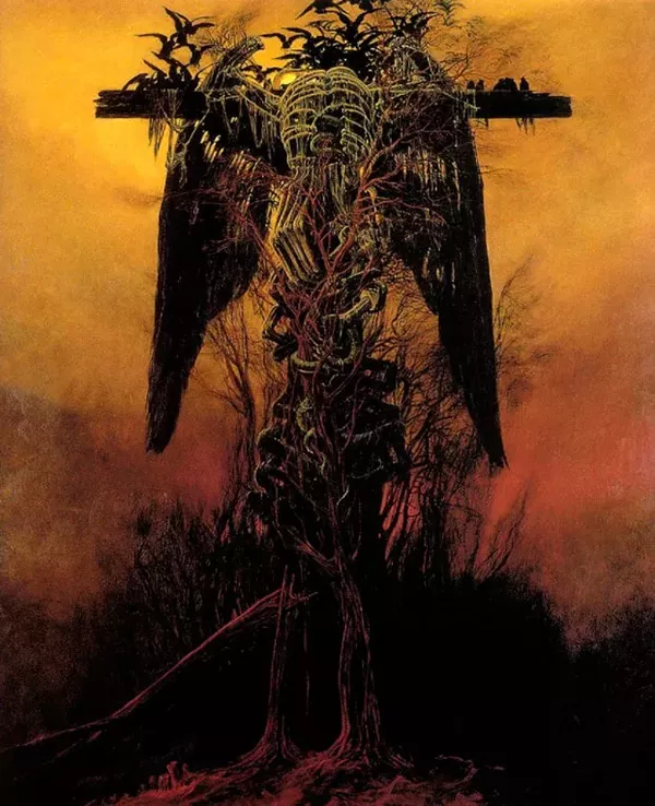 8 zdzislaw beksinski arte sombria pinturas 38