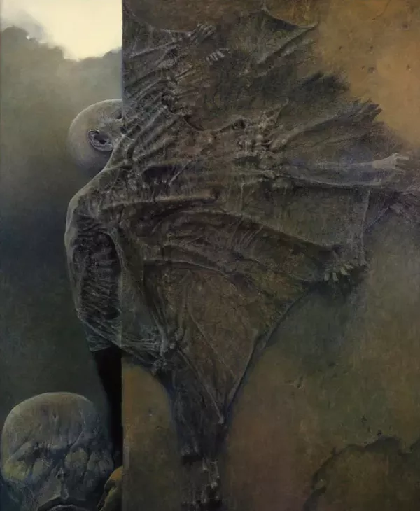 19 zdzislaw beksinski arte sombria pinturas 70