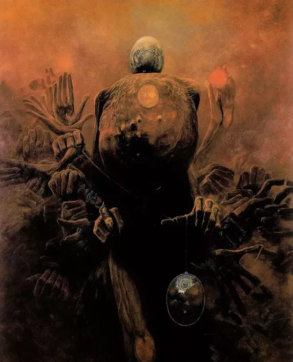 22 zdzislaw beksinski arte sombria pinturas 27