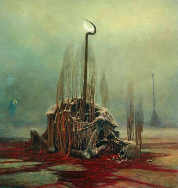 23 zdzislaw beksinski arte sombria pinturas 120