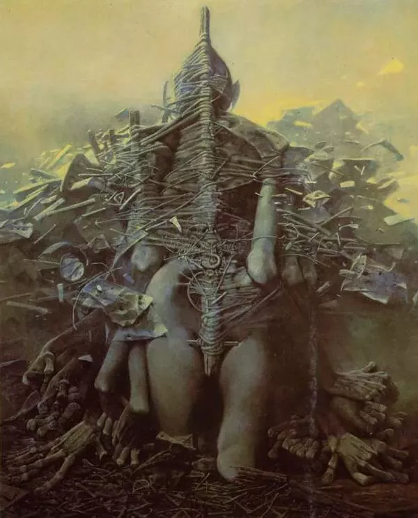 25 zdzislaw beksinski arte sombria pinturas 153