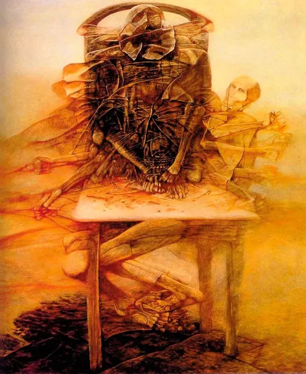 26 zdzislaw beksinski arte sombria pinturas 147