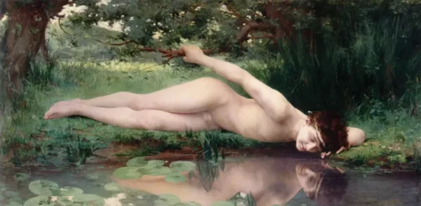 Narciso, arte de Jules-Cyrille Cavé