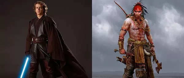 anakin skywalker guerreiro indigena star wars nomes