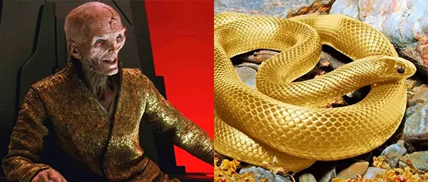 supremo lider snoke snake cobra star wars nomes