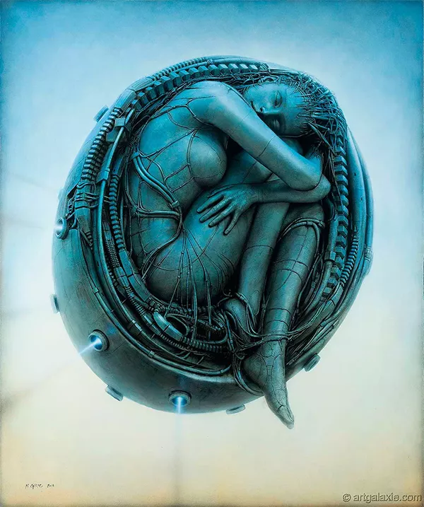 Mulher Artificial - Ilustração de Peter Gric
