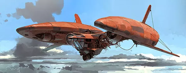 Máquinas Mortais - Ilustração de Ian McQue