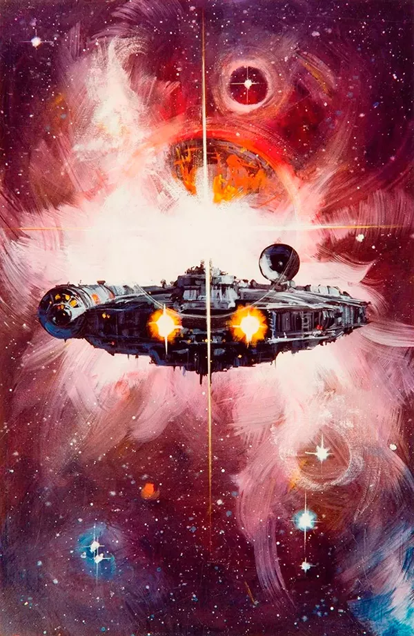 Millennium Falcon - Star Wars - Ilustração de Noriyoshi Ohrai