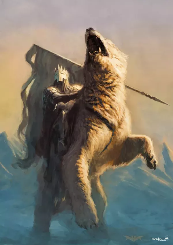 Guerreiro Polar - Ilustração de Nick Keller
