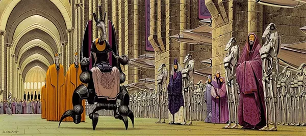 Invasão - Star Wars - Ilustração de Doug Chiang