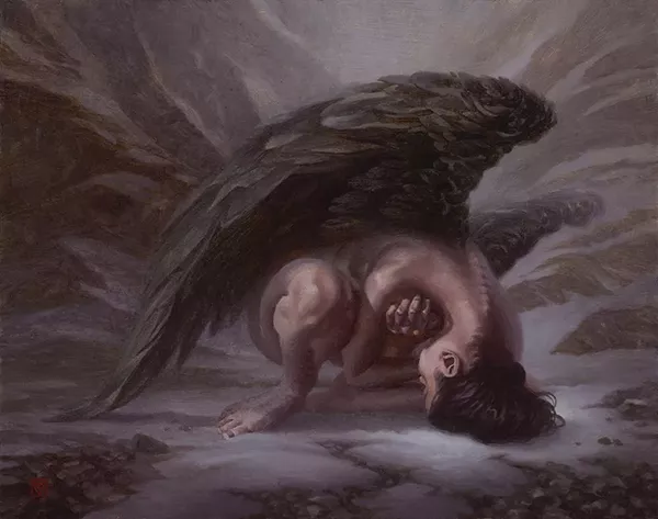 Anjo Caído - Ilustração de Vacher Christophe