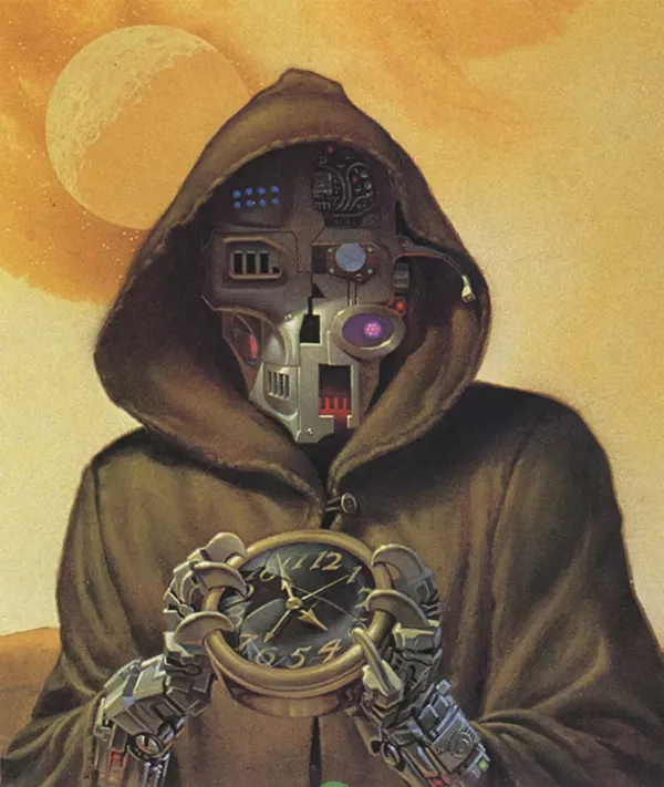 Senhor do Tempo - Ilustração de Michael Whelan