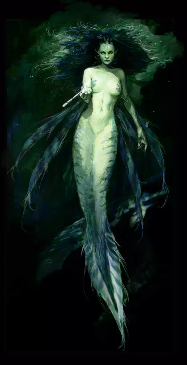 Tentação do Oceano - Ilustração de Iain McCaig