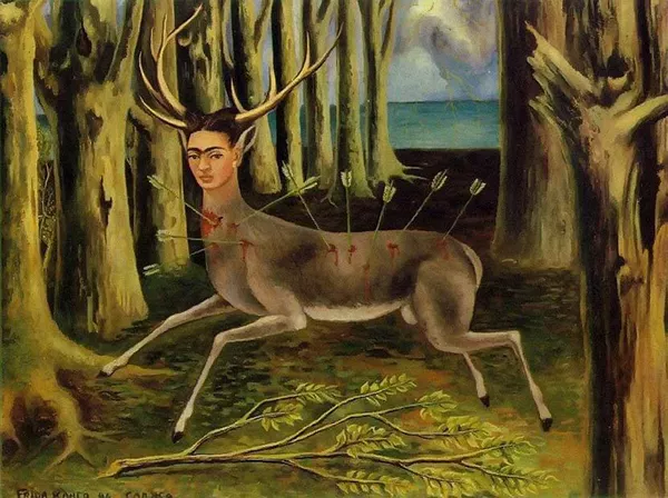 O Veado Ferido (1946) - Pintura de Frida Kahlo