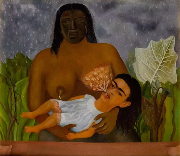 Minha Ama e Eu (1937) - Pintura de Frida Kahlo