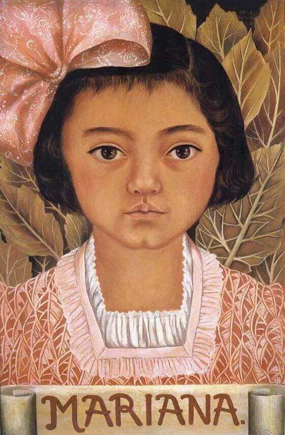 Retrato de Mariana Morillo Safa (1944) - Pintura de Frida Kahlo