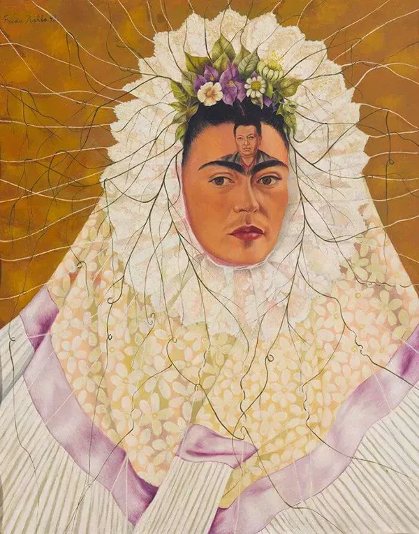 Autorretrato como uma Tehuana (1943) - Pintura de Frida Kahlo
