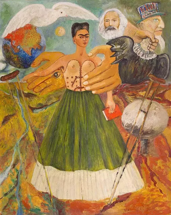 Marxismo dará saúde aos doentes - Pintura de Frida Kahlo