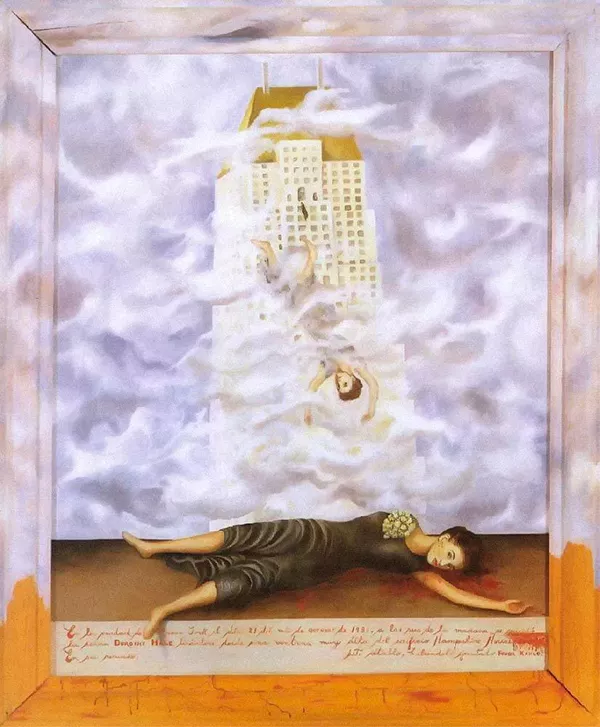 O Suicídio de Dorothy Hale (1938) - Pintura de Frida Kahlo