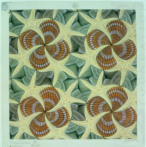 4 Motivos Sistema de Transição VI, VII, VIII - M. C. Escher