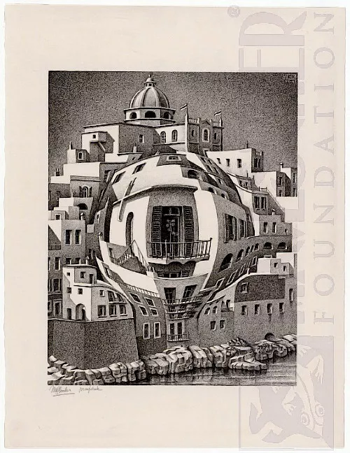 Sacada (1945) - Litogravura - M. C. Escher