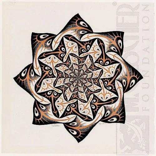 Caminho da Vida I (1958) - Xilogravura - M. C. Escher